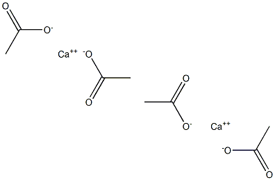 CALCIUM ACETATE醋酸钙,,结构式