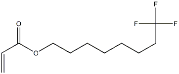 丙烯酸十三氟辛酯, , 结构式