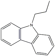 N-丙基咔唑,,结构式