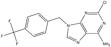  2-CHLORO-9-(4-TRIFLUOROMETHYL-BENZYL)-9H-PURIN-6-YLAMINE