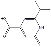 6-ISOPROPYL-2-OXO-1,2-DIHYDRO-PYRIMIDINE-4-CARBOXYLIC ACID Structure