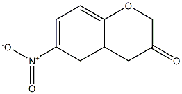 6-硝基-3-二氢色原酮, , 结构式