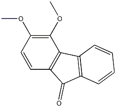 3,4-二甲氧基茚酮 结构式