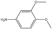 3,4-DIMETHYLOXY ANILINE 化学構造式