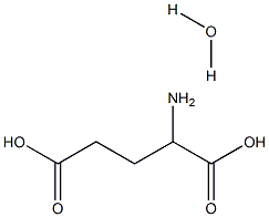 DL-GLUTAMIC ACID MONOHYDRATE Structure