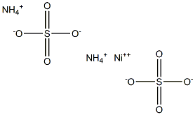 Ammonium nickel(II) sulfate Structure