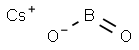 Cesium metaborate 化学構造式