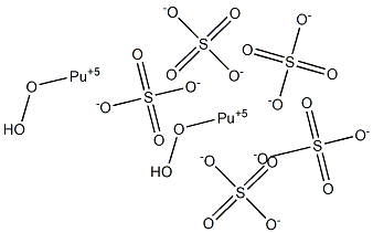 Dioxyplutonium(VI) sulfate Structure