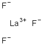Lanthanum(III) fluoride,,结构式