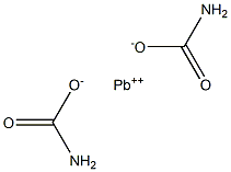 Lead(II) carbamate 化学構造式