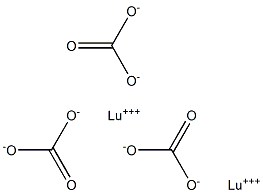 Lutetium(III) carbonate 结构式