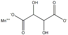 Manganese(II) tartrate,,结构式