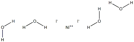 Nickel(II) iodide tetrahydrate 化学構造式