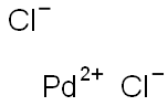 Palladium(II) chloride,,结构式