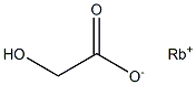 Rubidium glycolate Struktur