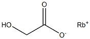 Rubidium glycolate Structure