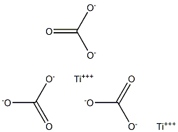 Titanium(III) carbonate,,结构式