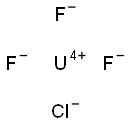 Uranium(IV) chloride trifluoride Struktur