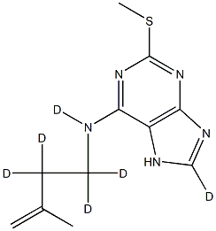 2-Methylthio-N6-Isopentenyladenine-D6|2-Methylthio-N6-Isopentenyladenine-D6