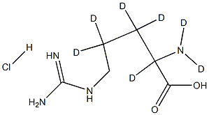 DL-Arginine-D7HCl Structure