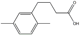 4-(2,5-DIMETHYLPHENYL)BATYRIC ACID 结构式