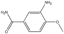 3-amino-4-methoxybenzamide Structure