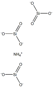 三硅酸铵, , 结构式