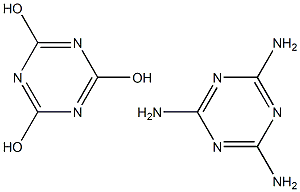 蜜胺氰尿酸盐, , 结构式