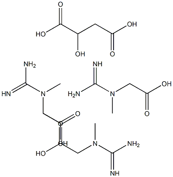 三肌酸苹果酸盐, , 结构式