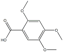 2,4,5-trimethoxybenzoic acid 化学構造式