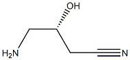 (R)-4-amino-3-hydroxybutyronitrile Structure