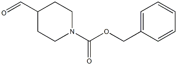 N-CBZ-哌啶-4-甲醛,,结构式