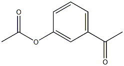间乙酰氧基苯乙酮, , 结构式