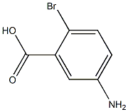 5-氨基-2-溴苯甲酸, , 结构式