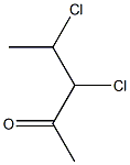 3,4-二氯苯戊酮, , 结构式