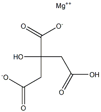 柠檬酸氢镁,,结构式