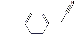 对叔丁基苯乙腈 结构式