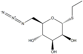Ethyl6-azido-6-deoxy-a-D-thiomannopyranoside Struktur