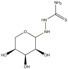 L-Ribopyranosylthiosemicarbazide Structure