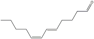 CIS,TRANS-5,7-DODECADIENAL Structure