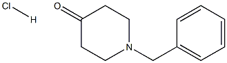 1-phenylmethyl-4-piperidone hydrochloride,,结构式