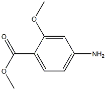 2-methoxy-4-aminobenzoic acid methyl ester 结构式
