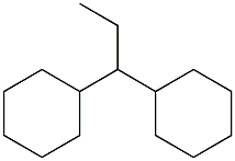  1,1-Dicyclohexylpropane.