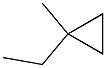 1-Ethyl-1-methylcyclopropane.,,结构式