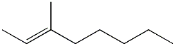 3-Methyl-2-octene. 结构式