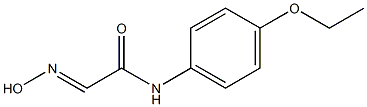 N-(4-Ethoxyphenyl)-2-hydroxyimino-acetamide Structure