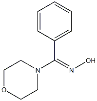 Phenyl-morpholin-4-yl-methanone oxime 化学構造式