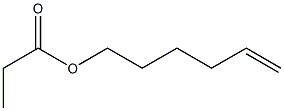 Propanoic acid, 5-hexen-1-yl ester 结构式