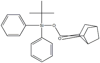 Silane, t-butyldiphenyl(norbornan-6-on-2-ylmethoxy)- Structure