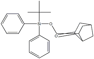 Silane, t-butyldiphenyl(norbornan-6-on-2-ylmethoxy)- 化学構造式